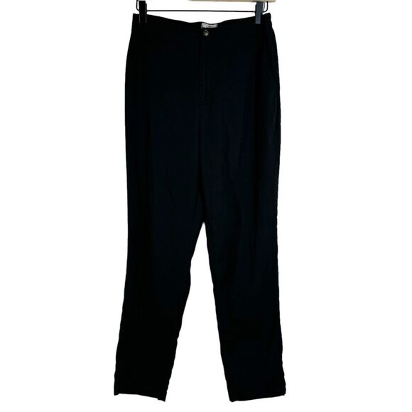 Marine Layer Pants - Marine Layer Women's Black Allison Straight Leg Pants Medium Style 13541